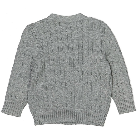 Ralph Lauren Kids Cable Knit Gray Sweater 2T - Picture 6 of 6